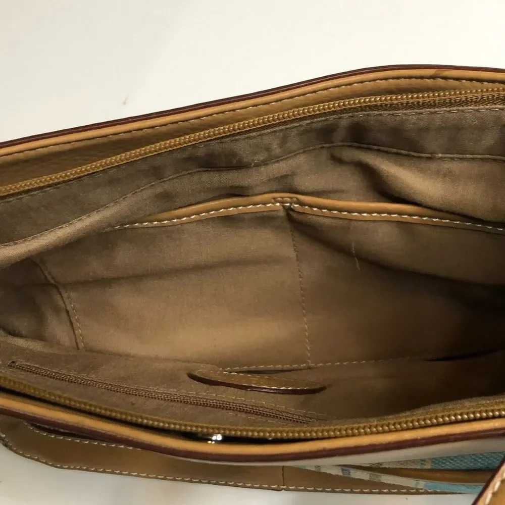 Etienne Aigner Purse Striped Shoulder Bag - Picture 7 of 8